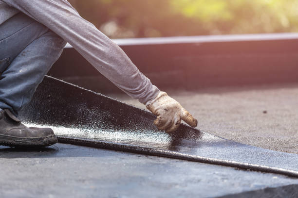 Professional Exterior Waterproofing technician working in Jackson, WI